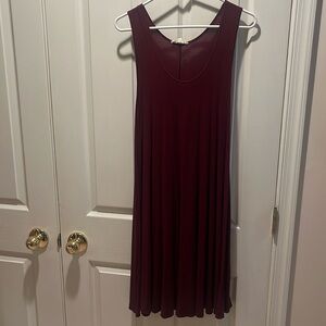 Maroon dress